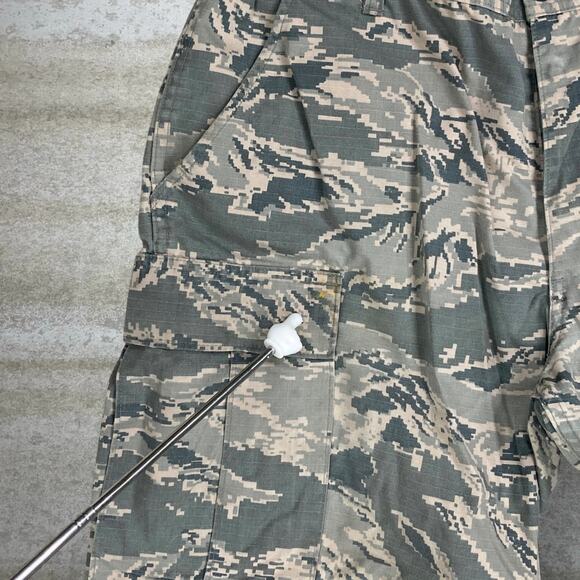 Vintage 90s Military Tactical Pants 34x28 Baggy Wide Leg Tiger Stripe Camo - Picture 11 of 12